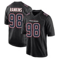 Tlead H.Texans #98 Sheldon Rankins Player Black Fashion Home Game Stitched Jerseys