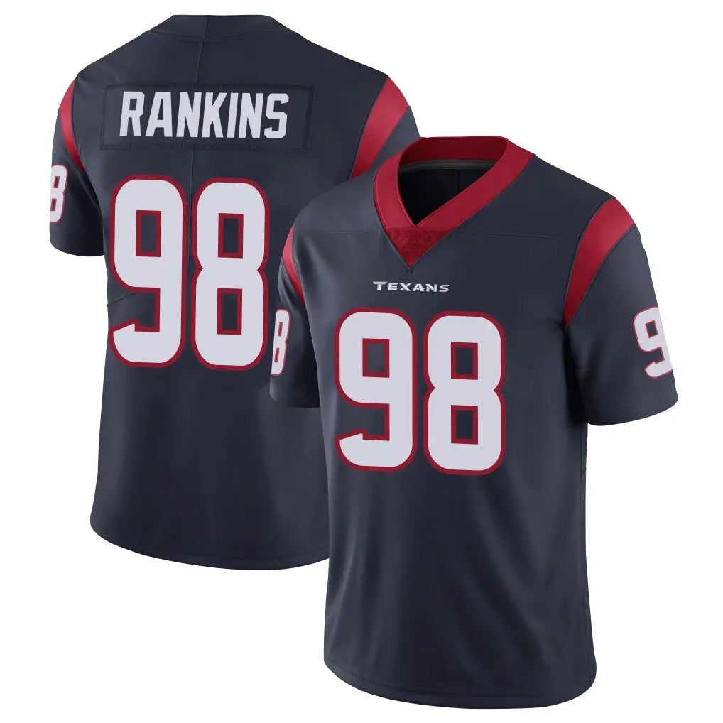 Tlead H.Texans #98 Sheldon Rankins Player Navy Limited Vapor Untouchable Home Game Stitched Jerseys