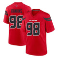 Tlead H.Texans #98 Sheldon Rankins Player Red Alternate Home Game Stitched Jerseys