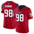 Tlead H.Texans #98 Sheldon Rankins Player Red Limited Vapor F.U.S.E. Home Game Stitched Jerseys