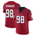 Tlead H.Texans #98 Sheldon Rankins Player Red Limited Vapor Untouchable Home Game Stitched Jerseys