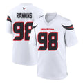 Tlead H.Texans #98 Sheldon Rankins Player White Home Game Stitched Jerseys