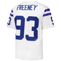 Tlead IN.Colts #93 Dwight Freeney Mitchell & Ness White 2006 Legacy Replica Stitched Puhic Jersey