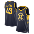 Tlead I.Pacers #43 Pascal Siakam Navy Swingman Jerseys - Icon Edition