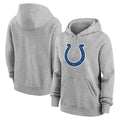 Tlead IN.Colts Heather Gray Club Fleece Hoodie Limited Blank Player Stitched Jerseys