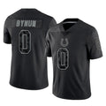 Tlead IN.Colts #0 Camryn Bynum Player Black Reflective Limited Game Stitched Jerseys