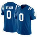 Tlead IN.Colts #0 Camryn Bynum Player Royal Limited Vapor F.U.S.E. Home Game Stitched Jerseys