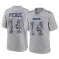 Tlead IN.Colts #14 Alec Pierce Player Gray Atmosphere Fashion Home Game Stitched Jerseys