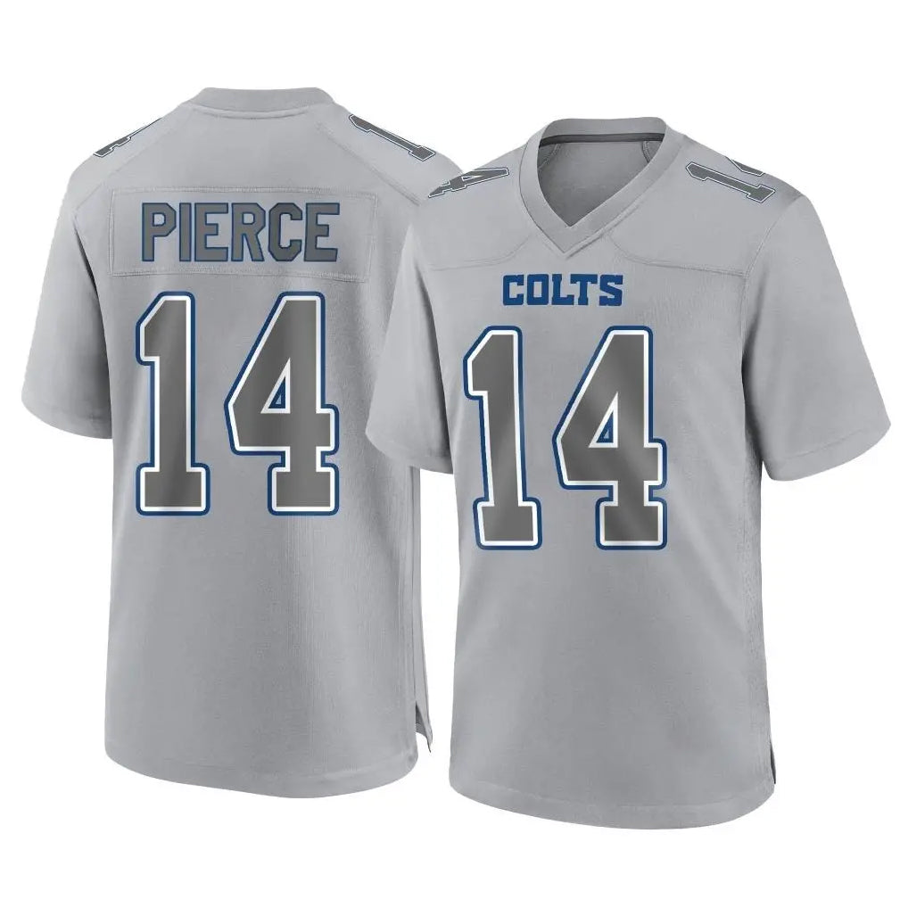 Tlead IN.Colts #14 Alec Pierce Player Gray Atmosphere Fashion Home Game Stitched Jerseys
