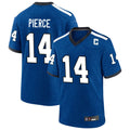 Tlead IN.Colts #14 Alec Pierce Player Royal Alternate Indiana Nights Home Game Stitched Jerseys