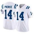 Tlead IN.Colts #14 Alec Pierce Player White Limited Vapor F.U.S.E. Home Game Stitched Jerseys