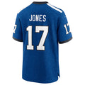 Tlead IN.Colts #17 Daniel Jones Player Alternate 2 Indiana Nights Game Stitched Jerseys