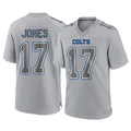 Tlead IN.Colts #17 Daniel Jones Player Gray Atmosphere Fashion Home Game Stitched Jerseys
