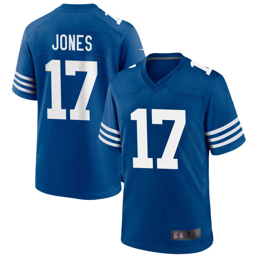 Tlead IN.Colts #17 Daniel Jones Player Royal Limited Game Stitched Jerseys