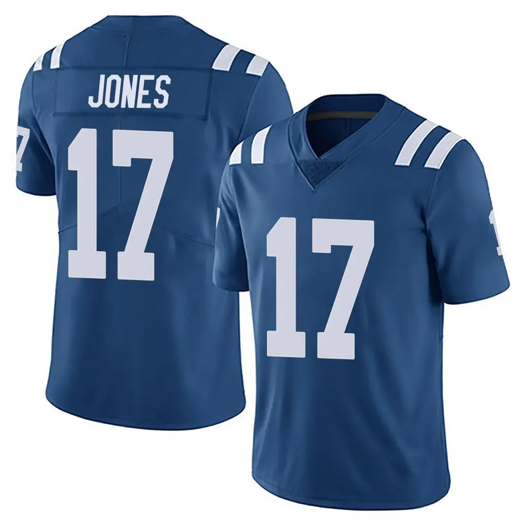 Tlead IN.Colts #17 Daniel Jones Player Royal Limited Vapor Untouchable Home Game Stitched Jerseys