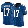 Tlead IN.Colts #17 Daniel Jones Player Royal Vapor F.U.S.E. Limited Stitched Jerseys