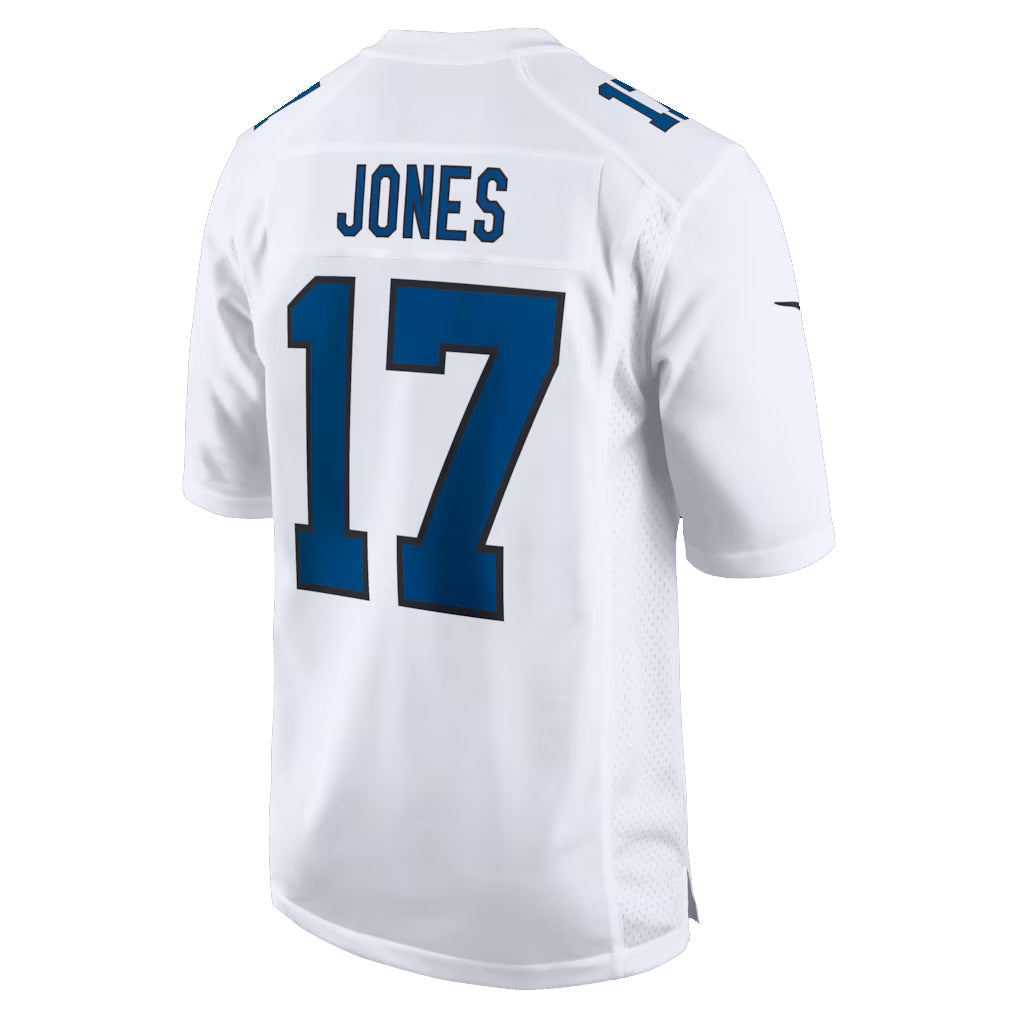 Tlead IN.Colts #17 Daniel Jones Player Tundra White Fashion Game Stitched Jerseys