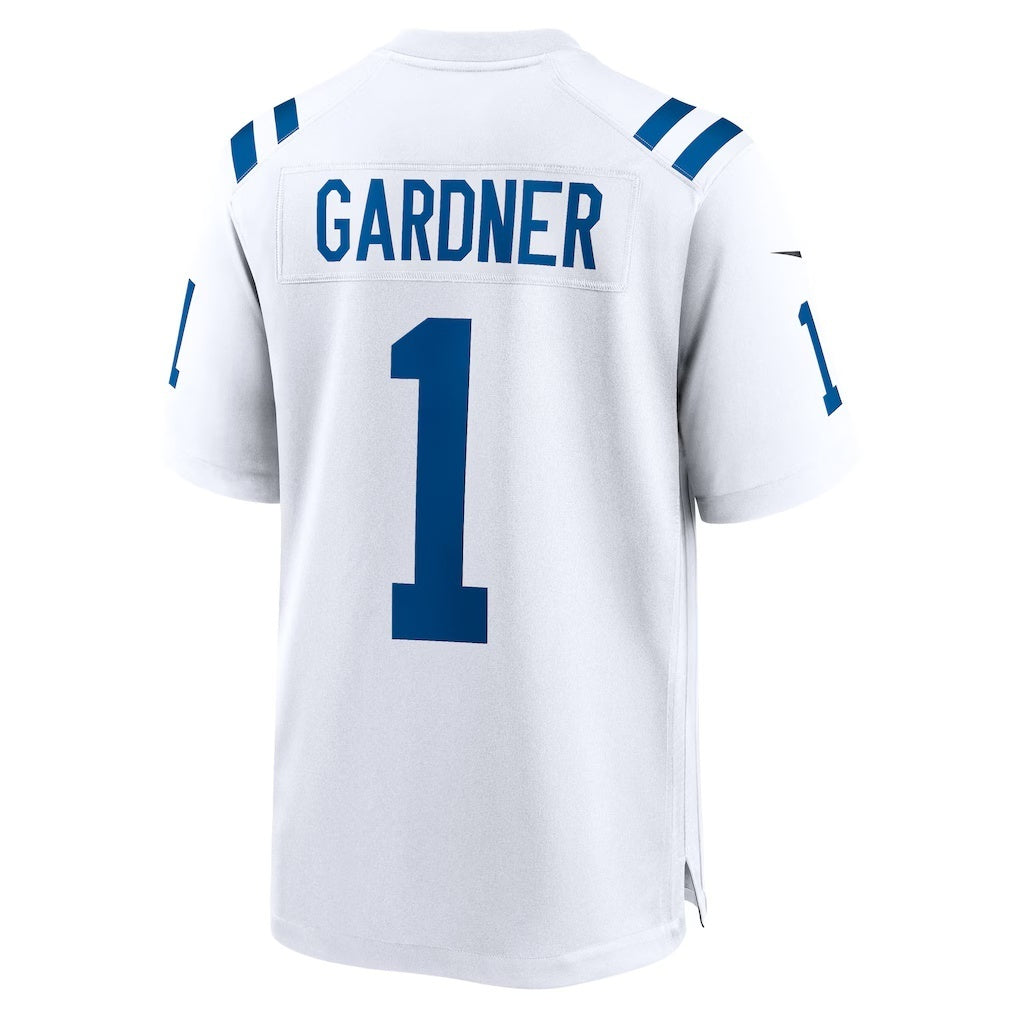 Tlead IN.Colts #1 Ahmad Sauce Gardner White Game Stitched Jerseys