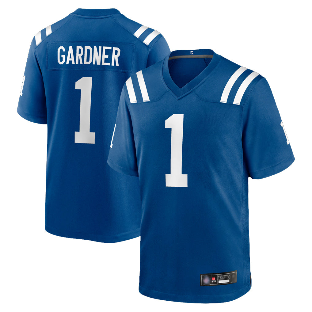 Tlead IN.Colts #1 Sauce Gardner Player Royal Home Game Stitched Jerseys