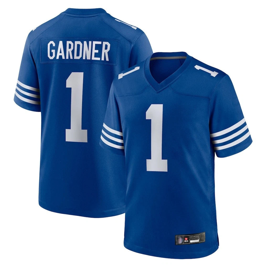 Tlead IN.Colts #1 Sauce Gardner Player Royal Limited Home Game Stitched Jerseys