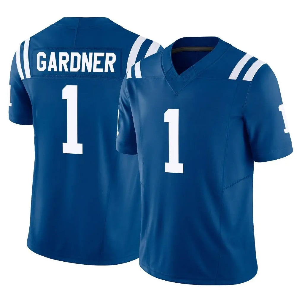 Tlead IN.Colts #1 Sauce Gardner Player Royal Limited Vapor F.U.S.E. Home Game Stitched Jerseys