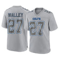 Tlead IN.Colts #27 Justin Walley Player Gray Atmosphere Fashion Home Game Stitched Jerseys