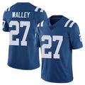 Tlead IN.Colts #27 Justin Walley Player Royal Limited Vapor Untouchable Home Game Stitched Jerseys