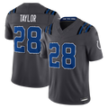 Tlead IN.Colts #28 Jonathan Taylor Anthracite 2026 Rivalries Collection Limited Stitched Jerseys