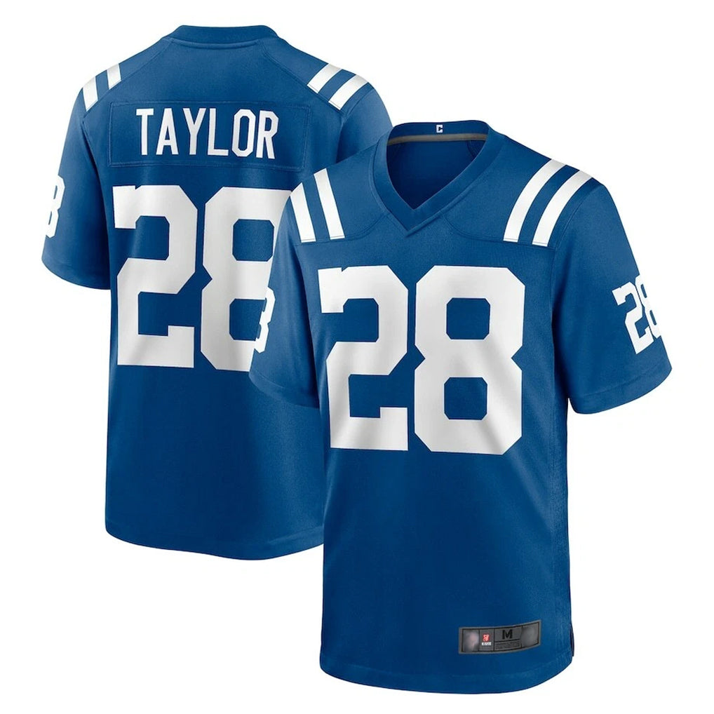 Tlead IN.Colts #28 Jonathan Taylor Player Royal Home Game Stitched Jerseys