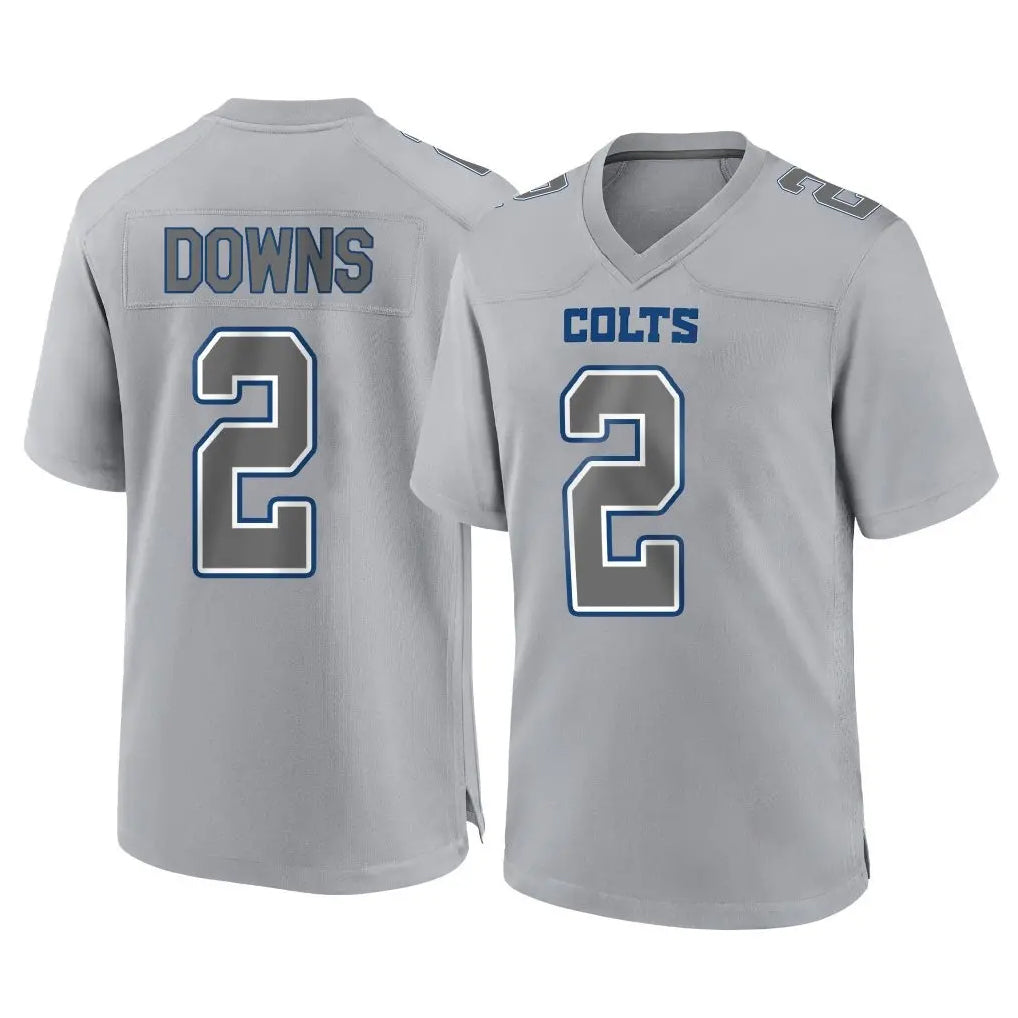 Tlead IN.Colts #2 Josh Downs Player Gray Atmosphere Fashion Home Game Stitched Jerseys