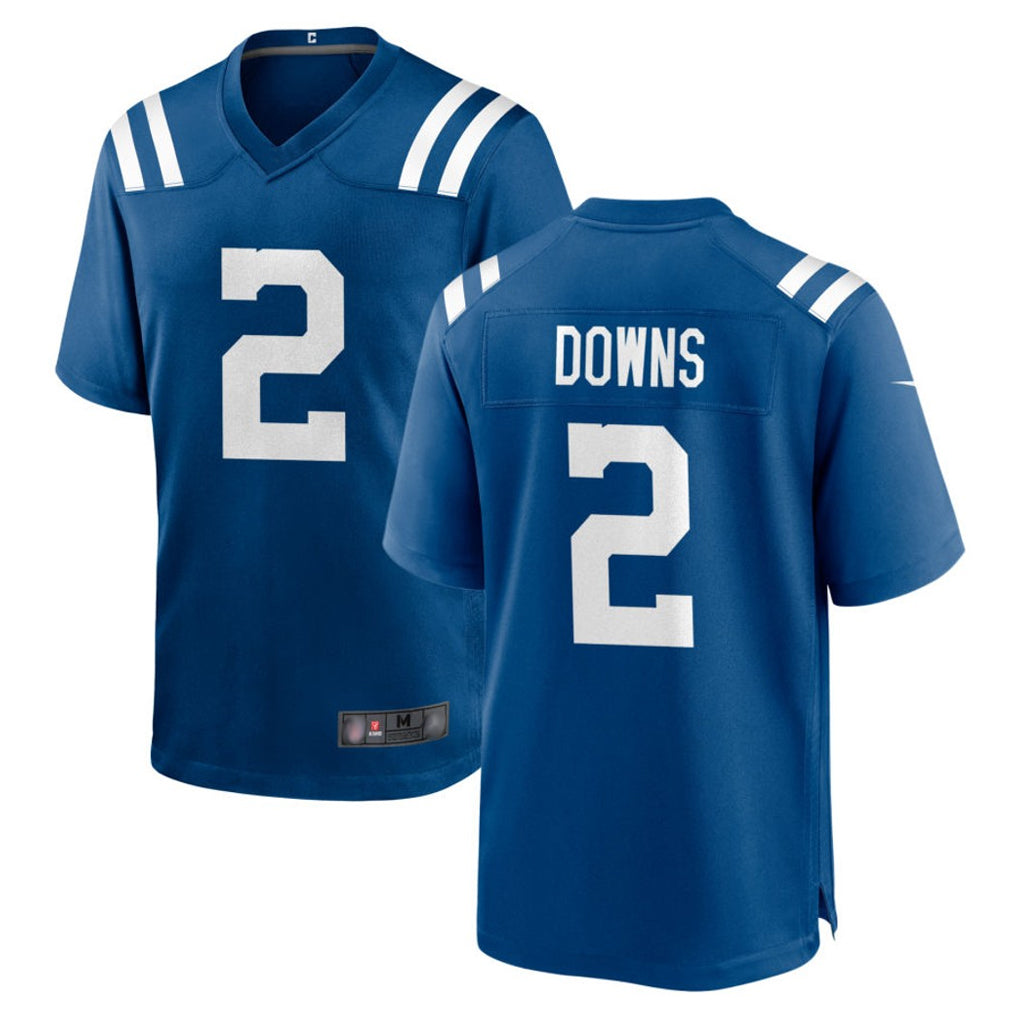 Tlead IN.Colts #2 Josh Downs Player Royal Home Game Stitched Jerseys