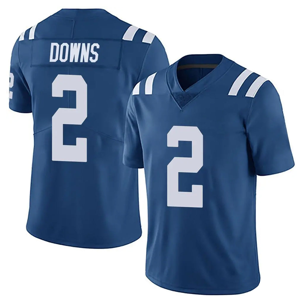 Tlead IN.Colts #2 Josh Downs Player Royal Limited Vapor Untouchable Home Game Stitched Jerseys
