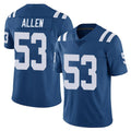 Tlead IN.Colts #53 CJ Allen Player Royal Limited Vapor Untouchable Home Game Stitched Jerseys