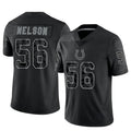 Tlead IN.Colts #56 Quenton Nelson Player RFLCTV Limited Black Stitched Jerseys