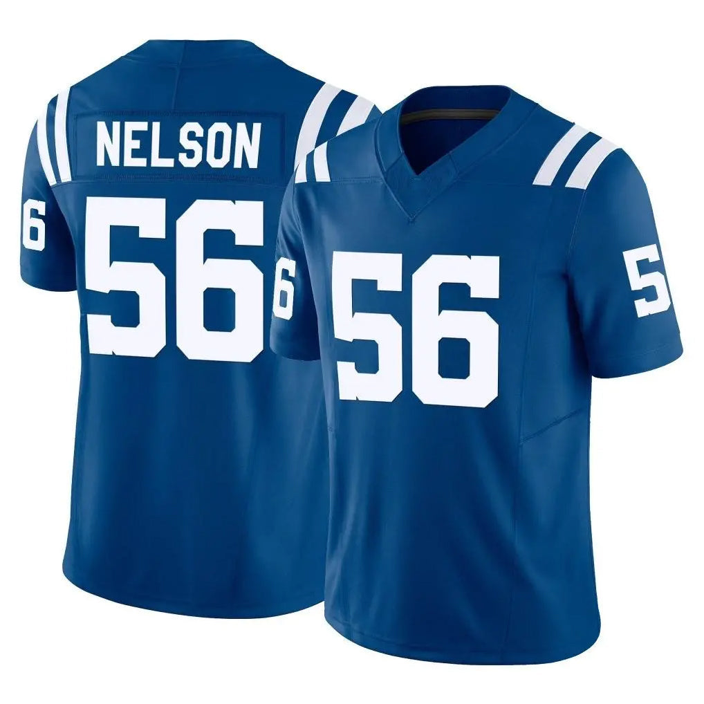 Tlead IN.Colts #56 Quenton Nelson Player Royal Limited Vapor F.U.S.E. Home Game Stitched Jerseys
