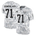 Tlead IN.Colts #71 Matt Goncalves Player Arctic Camo Salute To Service Limited Game Stitched Jerseys