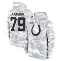 Tlead IN.Colts #79 Bernhard Raimann Player Arctic Camo Salute to Service Hoodies Limited Game Stitched Jerseys