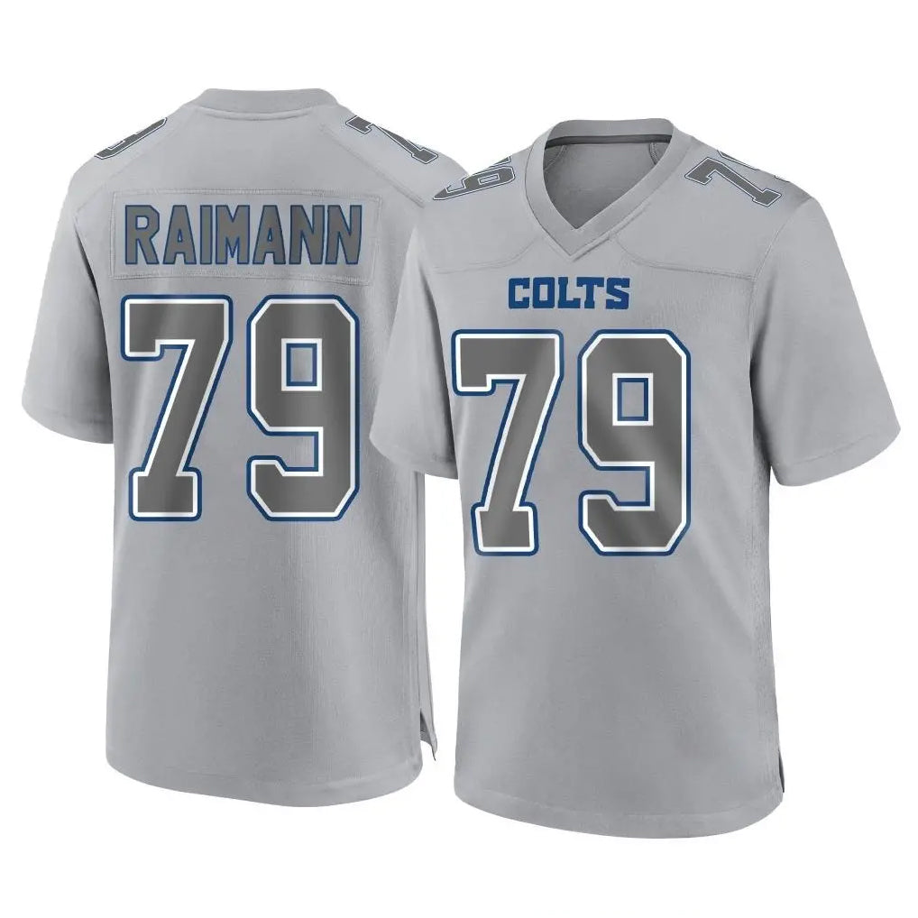 Tlead IN.Colts #79 Bernhard Raimann Player Gray Atmosphere Fashion Home Game Stitched Jerseys