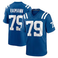 Tlead IN.Colts #79 Bernhard Raimann Player Royal Home Game Stitched Jerseys