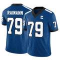 Tlead IN.Colts #79 Bernhard Raimann Player Royal Limited Indiana Nights Alternate Vapor F.U.S.E. Home Game Stitched Jerseys