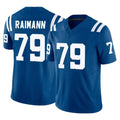 Tlead IN.Colts #79 Bernhard Raimann Player Royal Limited Vapor F.U.S.E. Home Game Stitched Jerseys