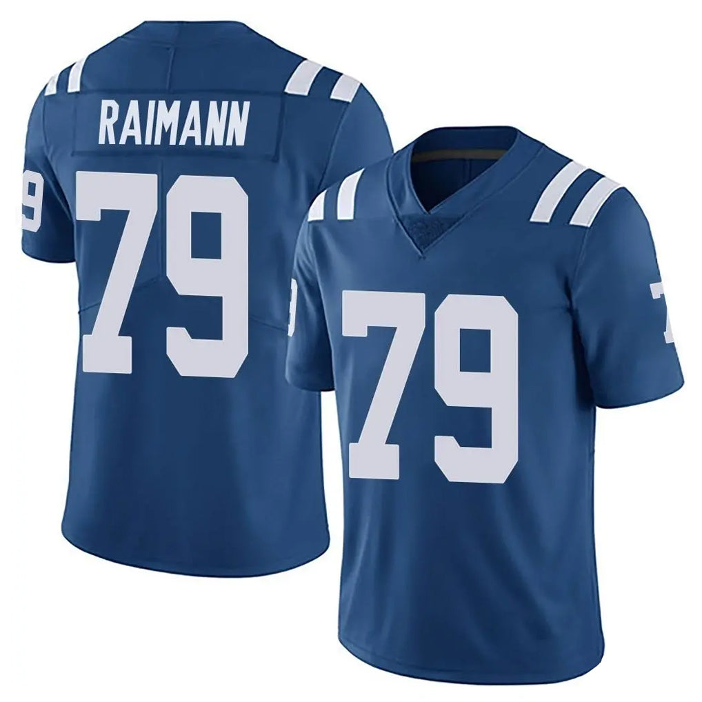 Tlead IN.Colts #79 Bernhard Raimann Player Royal Limited Vapor Untouchable Home Game Stitched Jerseys