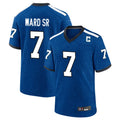 Tlead IN.Colts #7 Charvarius Ward Sr. Player Royal Alternate Indiana Nights Home Game Stitched Jerseys
