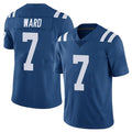 Tlead IN.Colts #7 Charvarius Ward Sr. Player Royal Limited Vapor Untouchable Home Game Stitched Jerseys