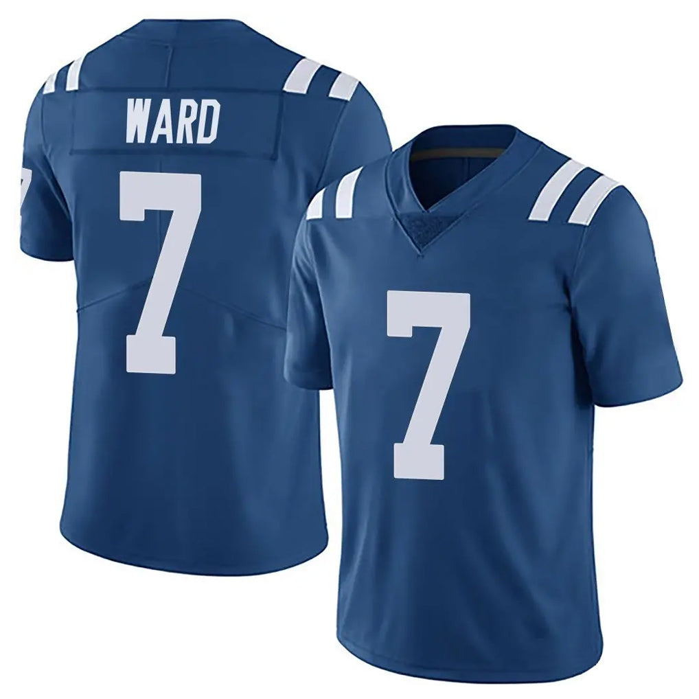 Tlead IN.Colts #7 Charvarius Ward Sr. Player Royal Limited Vapor Untouchable Home Game Stitched Jerseys