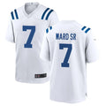 Tlead IN.Colts #7 Charvarius Ward Sr. Player White Home Game Stitched Jerseys
