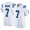 Tlead IN.Colts #7 Charvarius Ward Sr. Player White Limited Vapor F.U.S.E. Home Game Stitched Jerseys