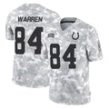 Tlead IN.Colts #84 Tyler Warren Player Arctic Camo Salute To Service Limited Game Stitched Jerseys