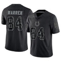 Tlead IN.Colts #84 Tyler Warren Player RFLCTV Limited Black Stitched Jerseys