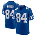 Tlead IN.Colts #84 Tyler Warren Player Royal Limited Home Game Stitched Jerseys